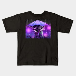 walk in the rain Kids T-Shirt